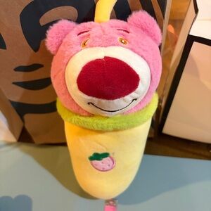 Pink and Yellow Plush Toy